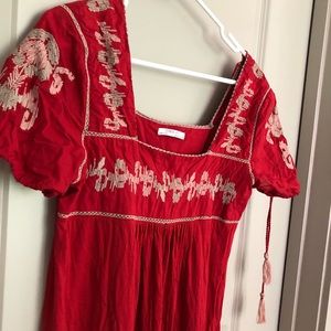 Zara crop shoulder dress